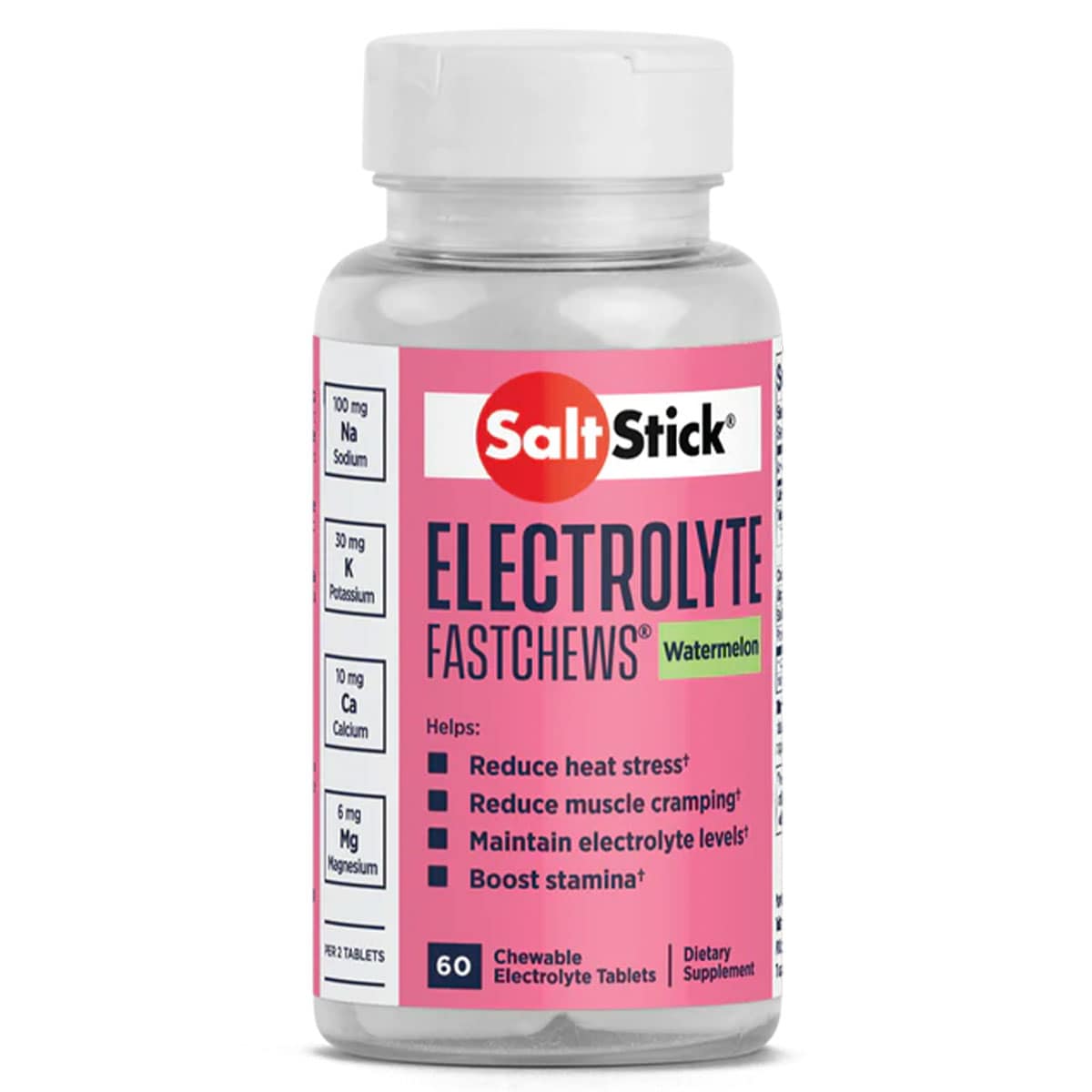 SaltStick Electrolyte Fastchews Watermelon 60 Chews