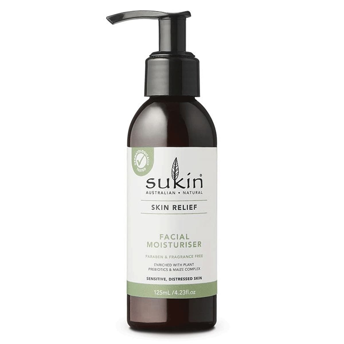 Sukin Skin Relief Facial Moisturiser 125ml