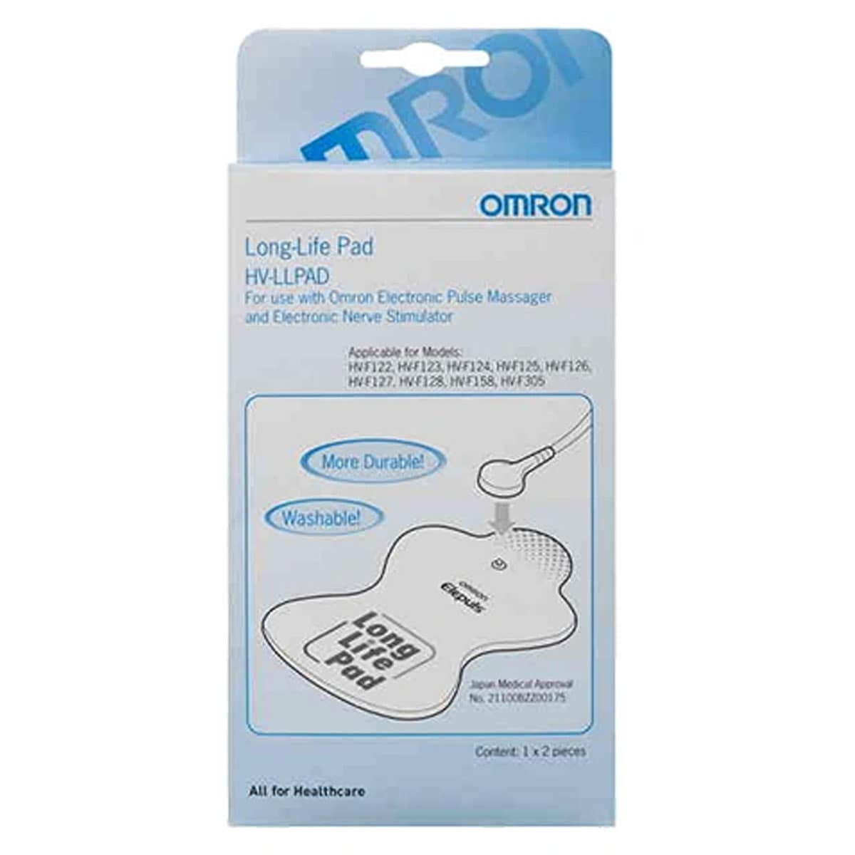 Omron TENS Machine Replacement Electrode Long Life Pads