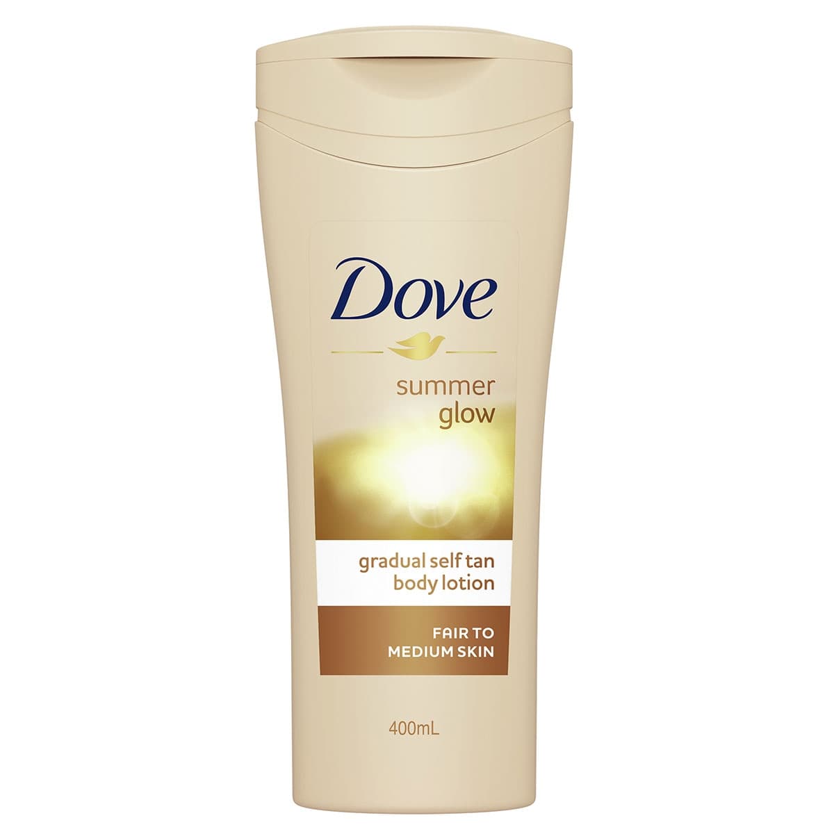 Dove Summer Glow Gradual Tan Body Lotion Fair to Medium 400ml