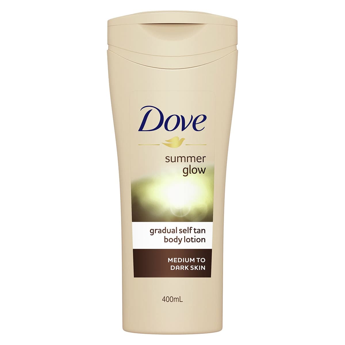 Dove Summer Glow Gradual Tan Body Lotion Medium to Dark 400ml