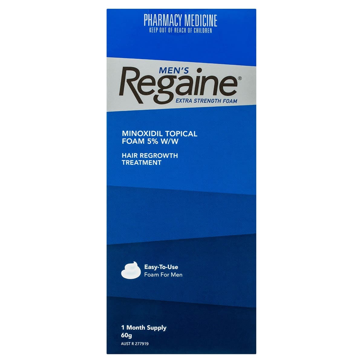 Regaine Mens FOAM Extra Strength Hair Loss Treatment 60g