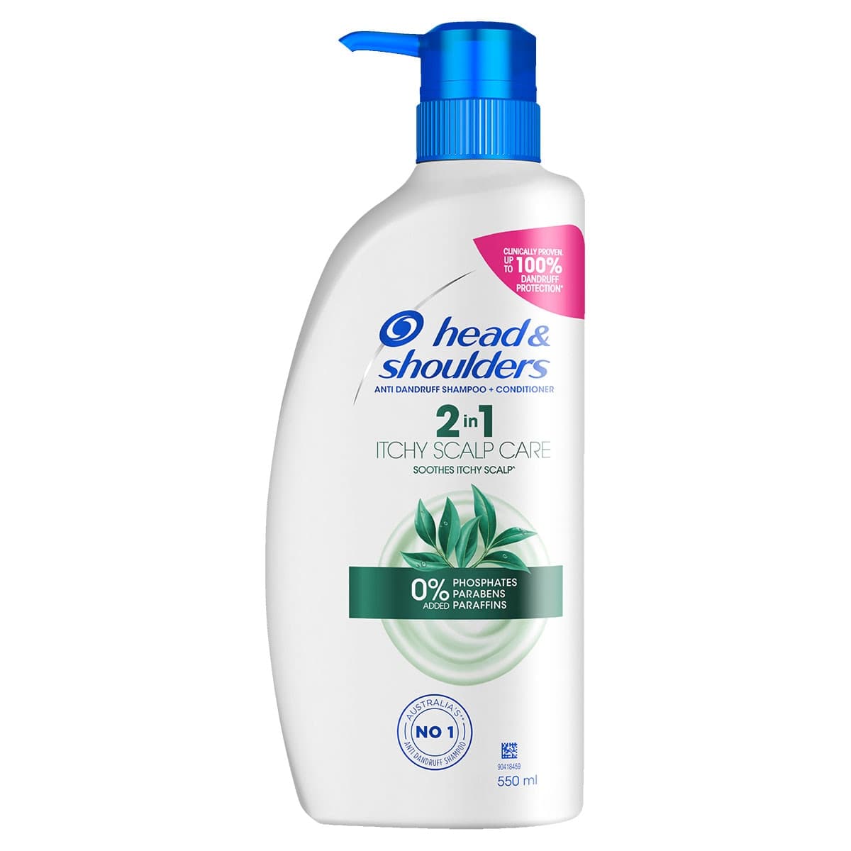 Head & Shoulders Itchy Scalp 2in1 Anti-Dandruff Shampoo & Conditioner 550ml