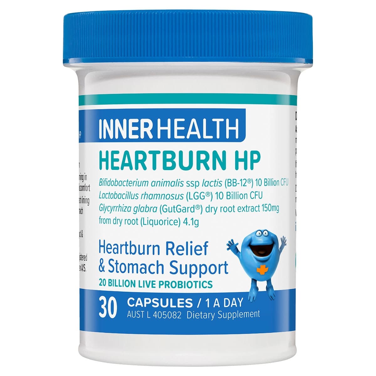 Inner Health Heartburn HP Probiotic 30 Capsules