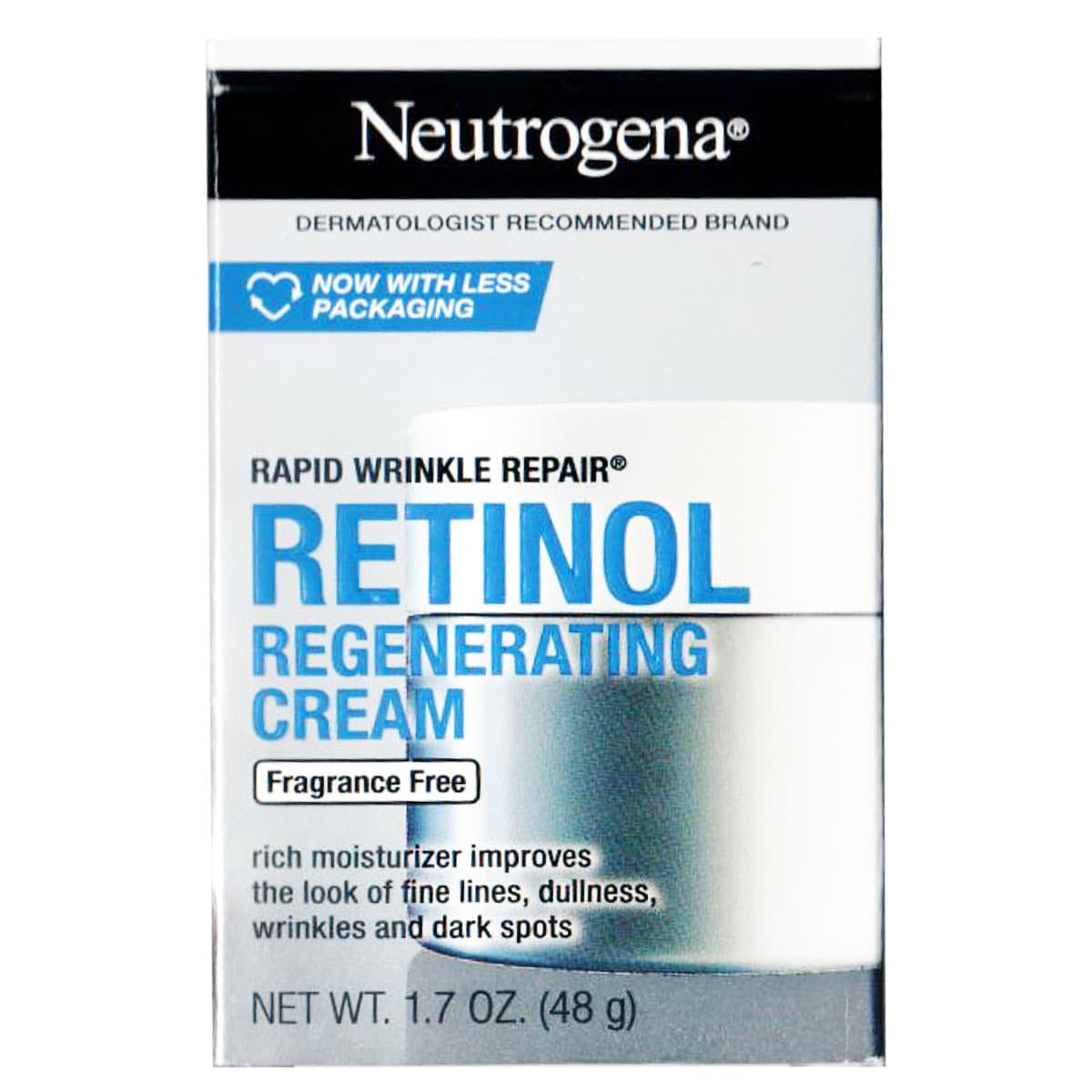 Neutrogena Rapid Wrinkle Repair Retinol Regenerating Face Cream Fragrance Free 48g