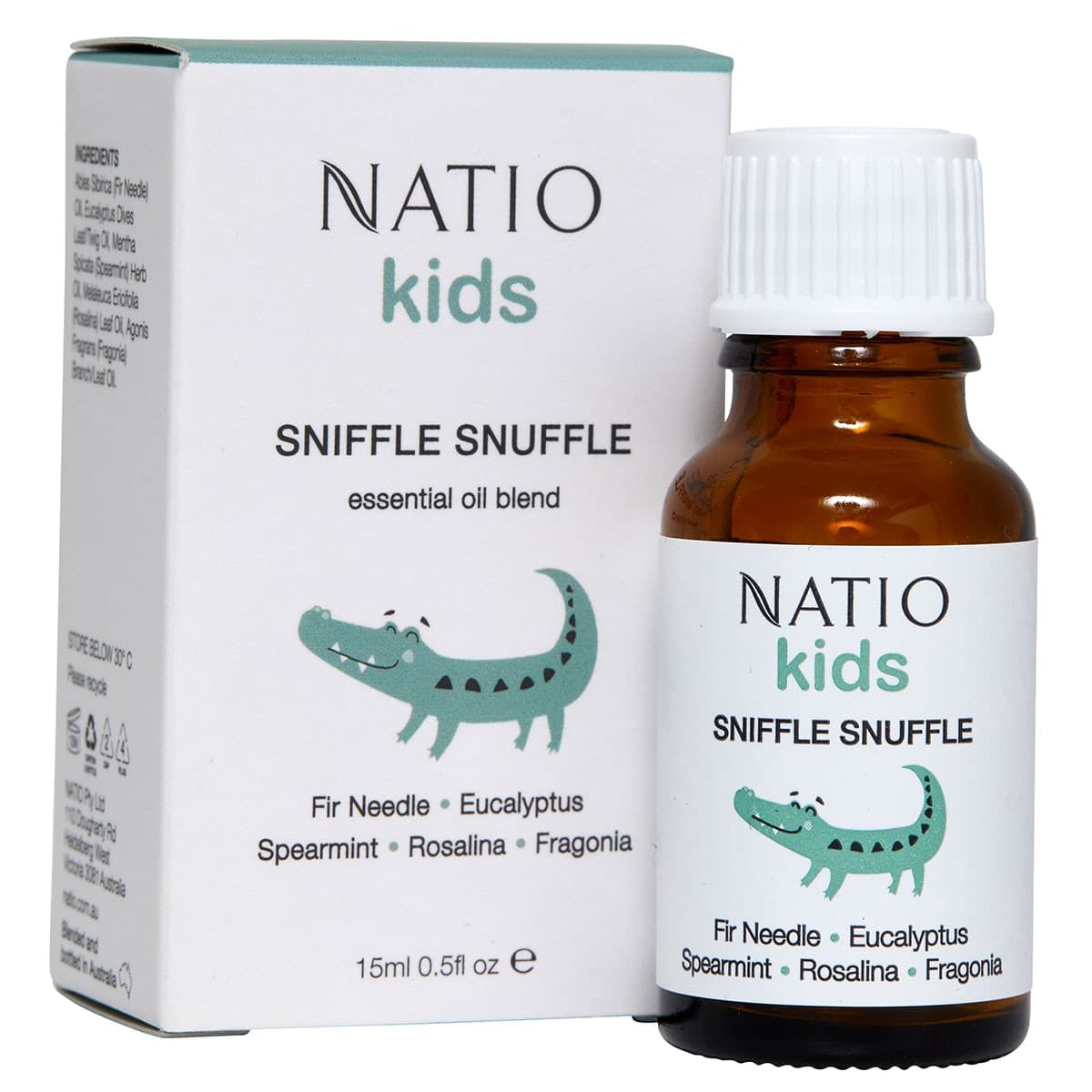 Natio Kids Sniffle Snuffle Essential Oil Blend 15ml