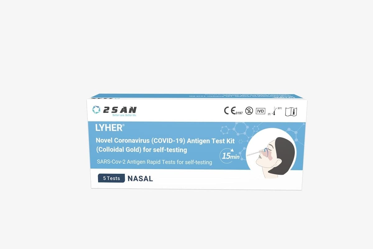 2SAN COVID Rapid Antigen Test 5 Pack