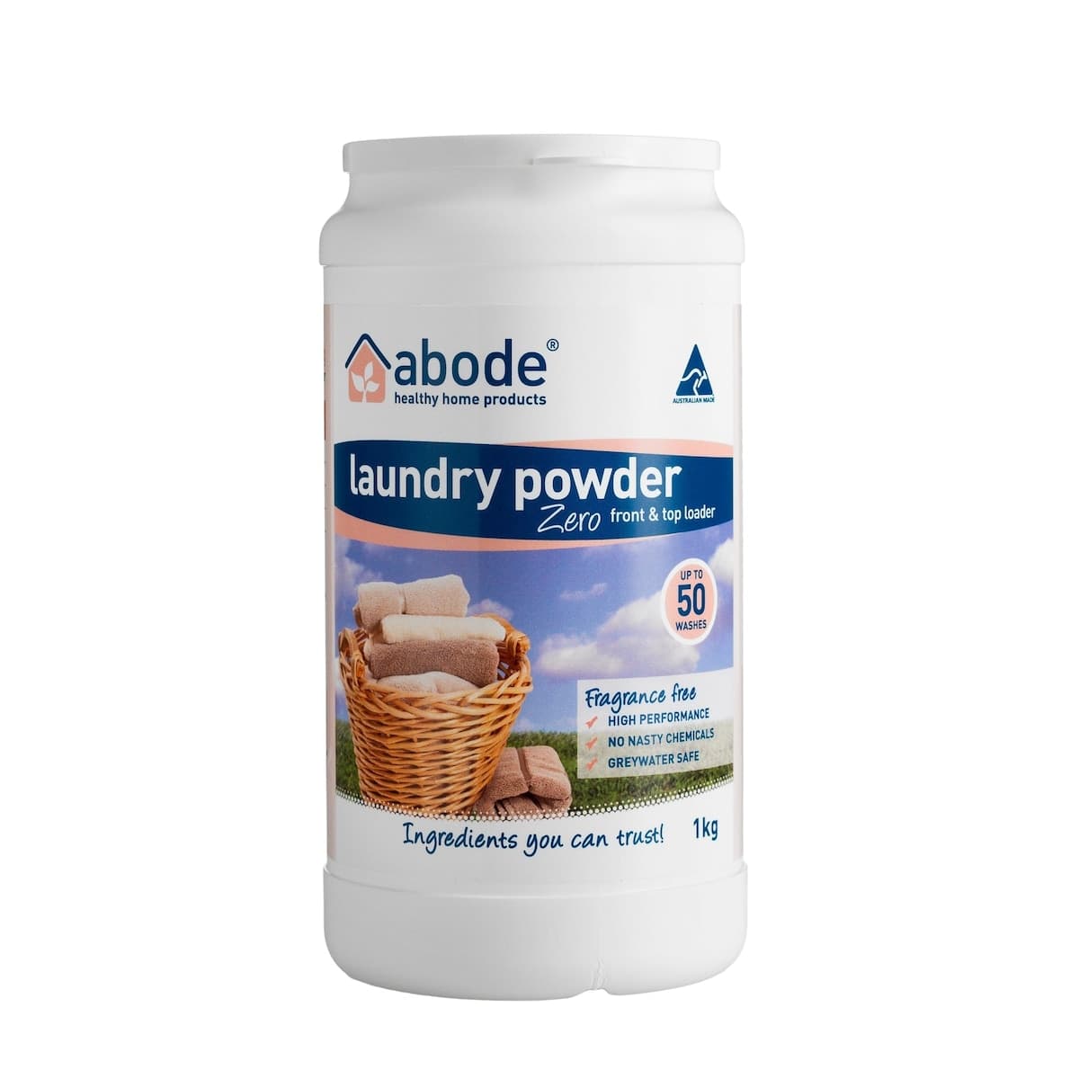 Abode Laundry Powder Zero 1kg