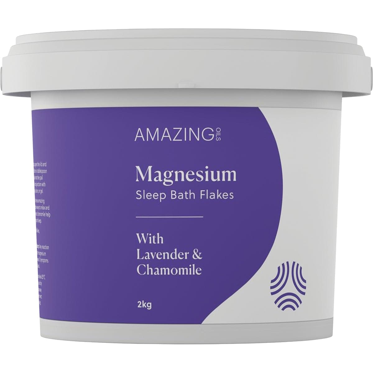 Amazing Oils Magnesium Sleep Bath Flakes Lavender & Chamomile 2kg