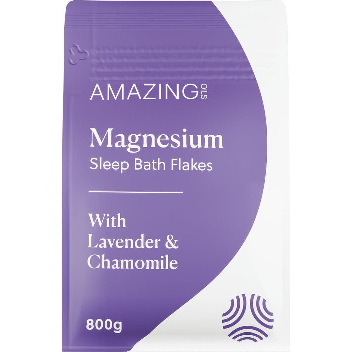 Amazing Oils Magnesium Sleep Bath Flakes Lavender & Chamomile 800g