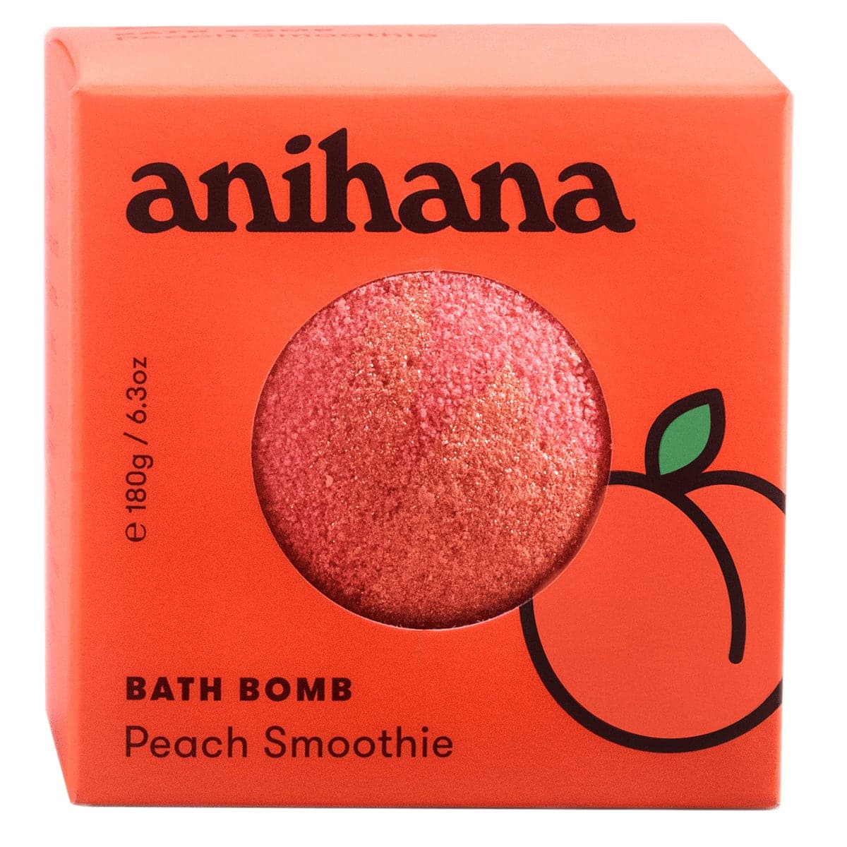 Anihana Bath Bomb Peach Smoothie 180g
