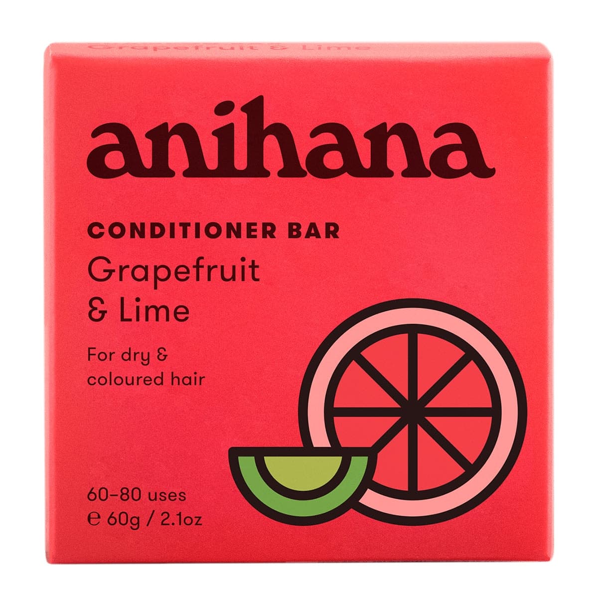 Anihana Conditioner Bar Grapefruit & Lime 60g