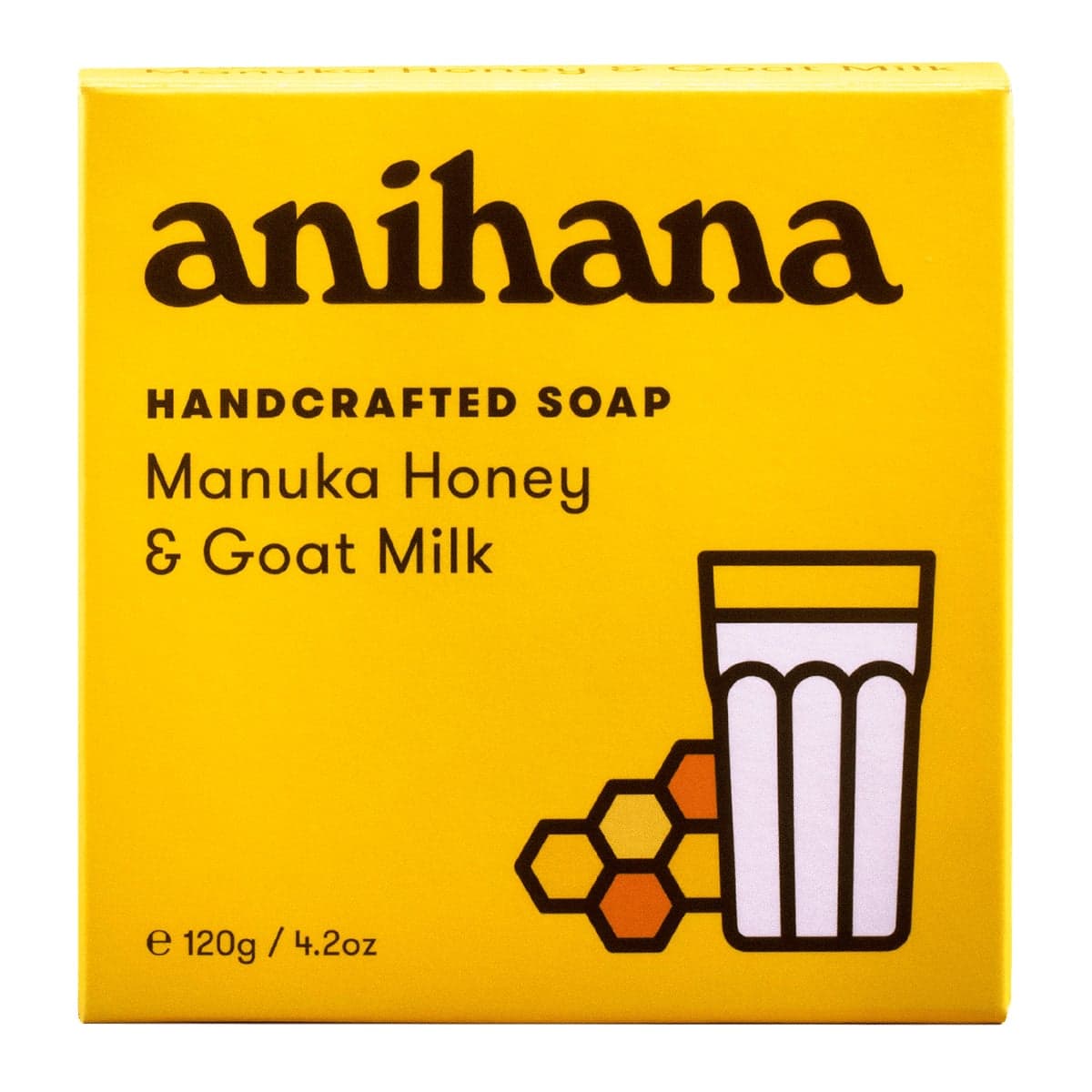 Anihana Soap Bar Manuka Honey & Goats Milk 120g