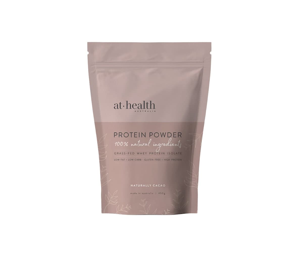 At Health Australia Naturally Cacao Grass-Fed WPI 450g