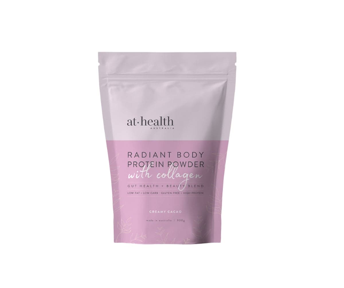 At Health Australia Radiant Body Protein Powder with Collagen-Cacao 900g