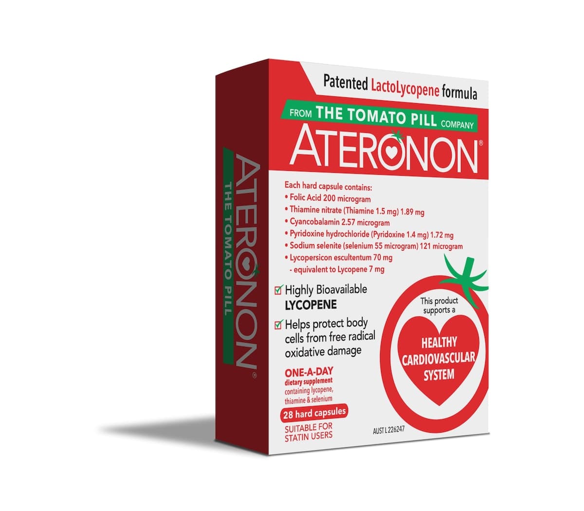 Ateronon Highly Bioavailable Lycopene 28 Capsules