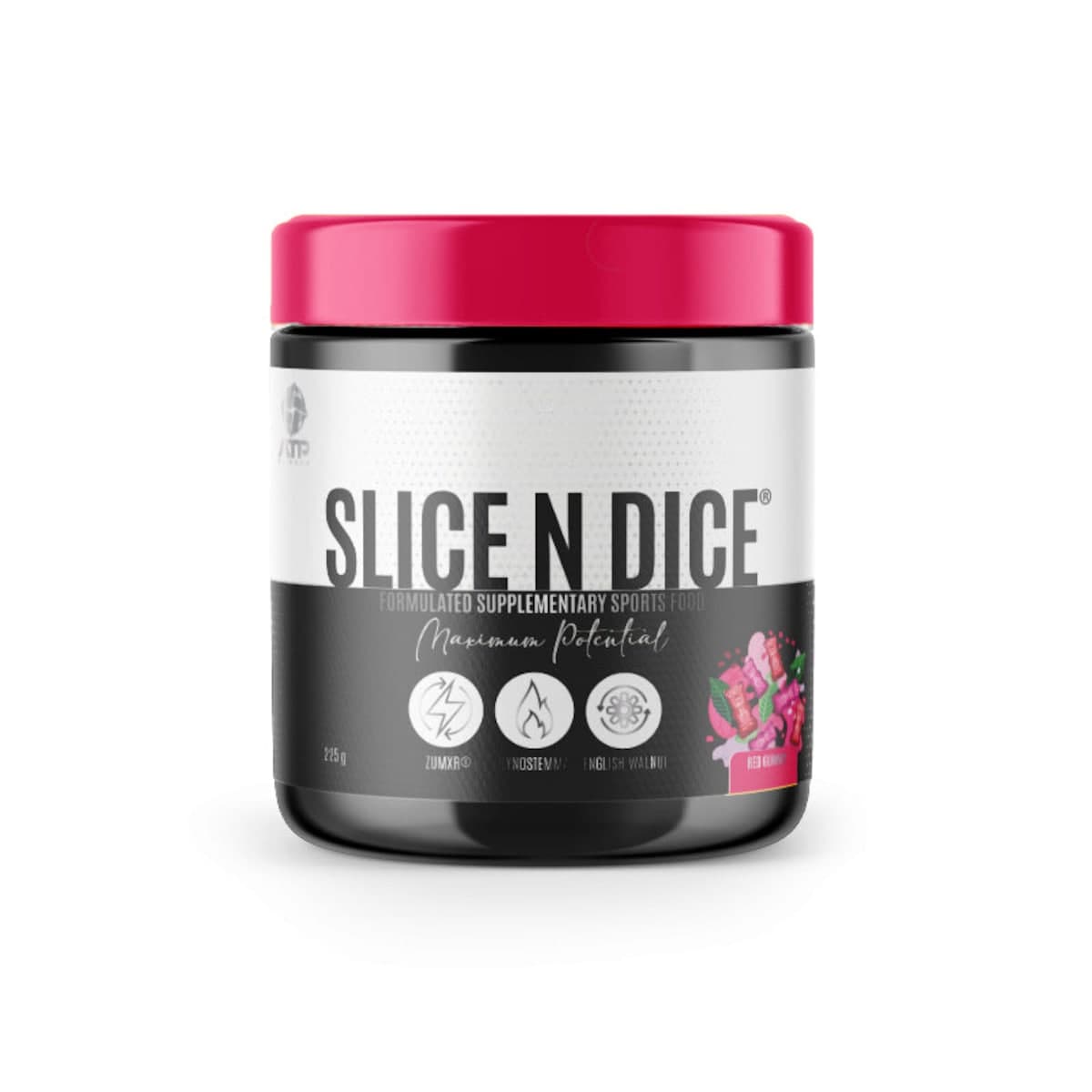 ATP Science Slice & Dice Pre-Workout Red Gummy 225g