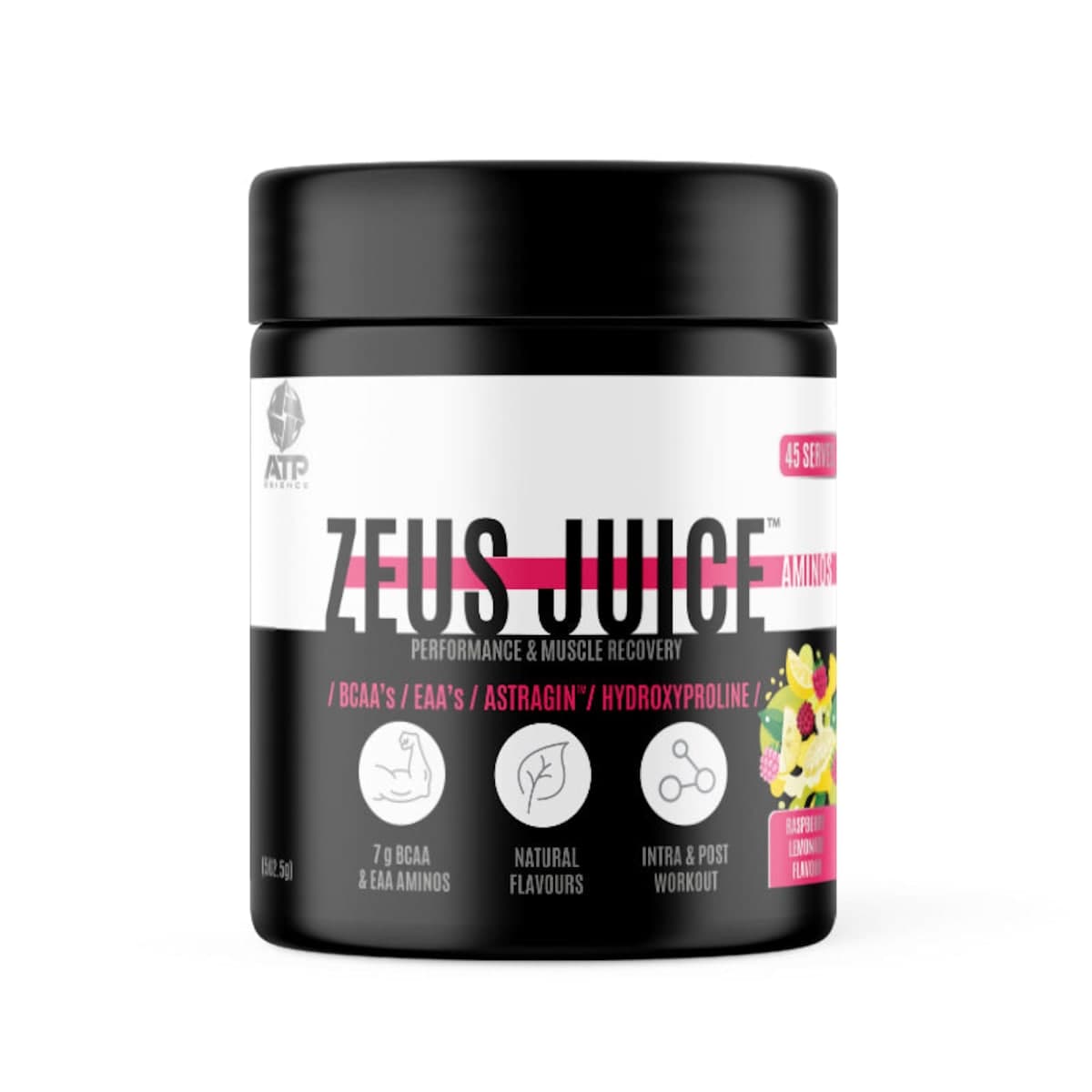 ATP Science Zeus Juice Aminos Raspberry Lemonade 562g