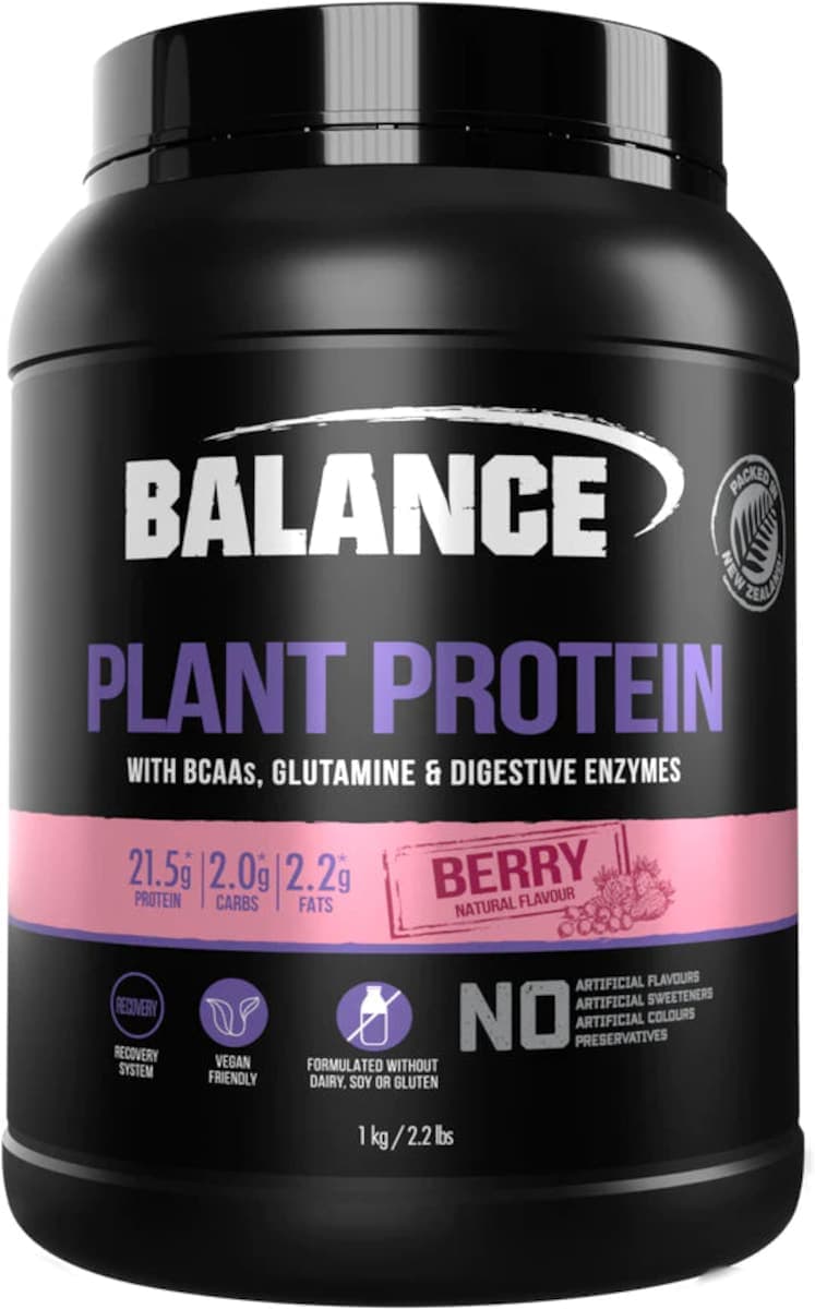 Balance Plant Protein Powder Berry 1kg