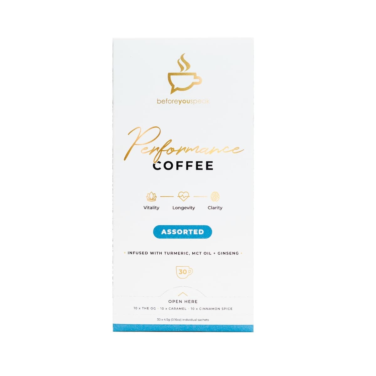 Beforeyouspeak Coffee Performance Coffee Assorted 30 x 4.5g