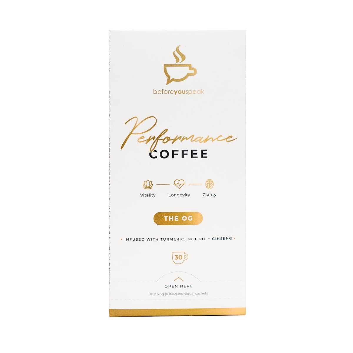 Beforeyouspeak Performance Coffee The OG 30 x 4.5g