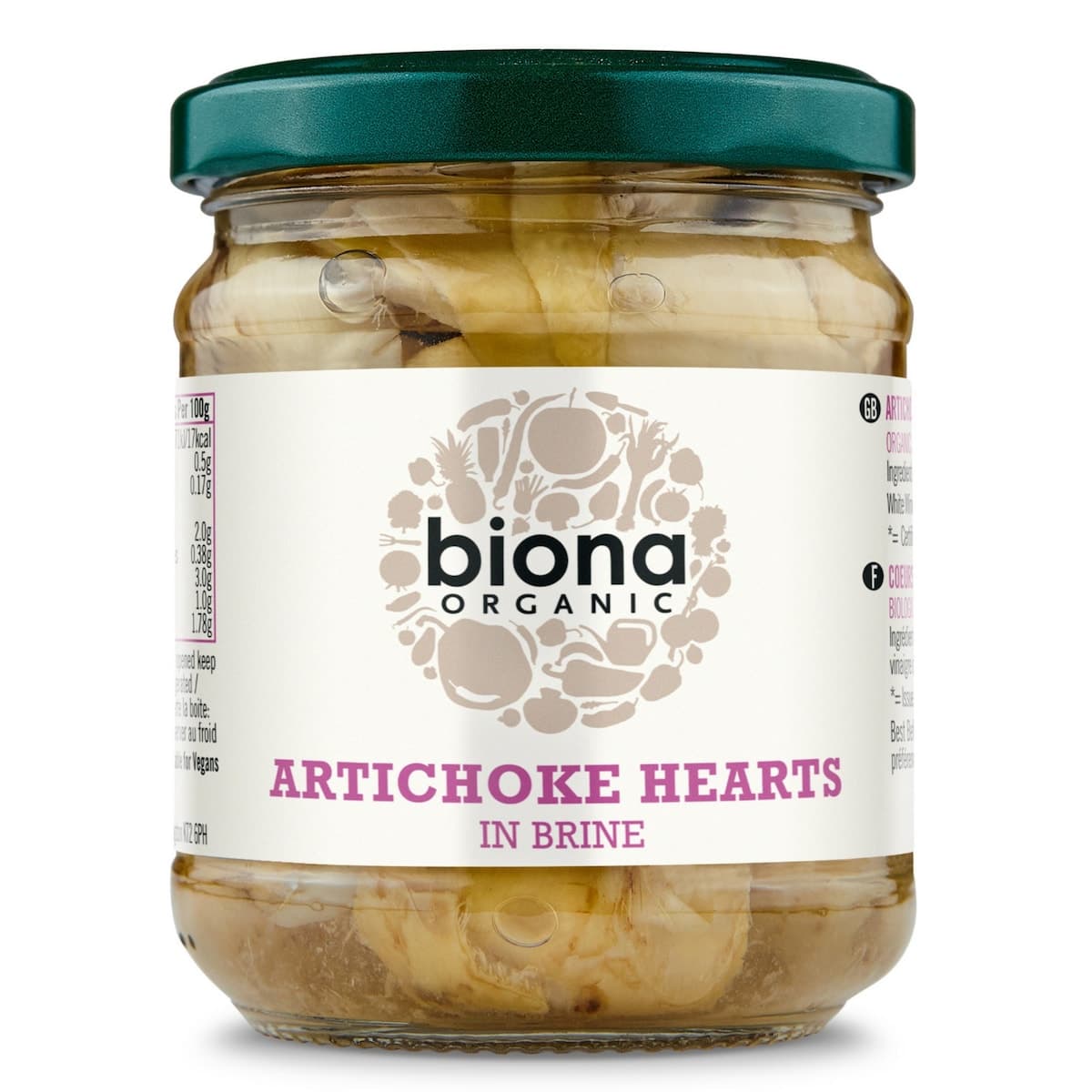 Biona Organic Artichoke Hearts in Brine 200g
