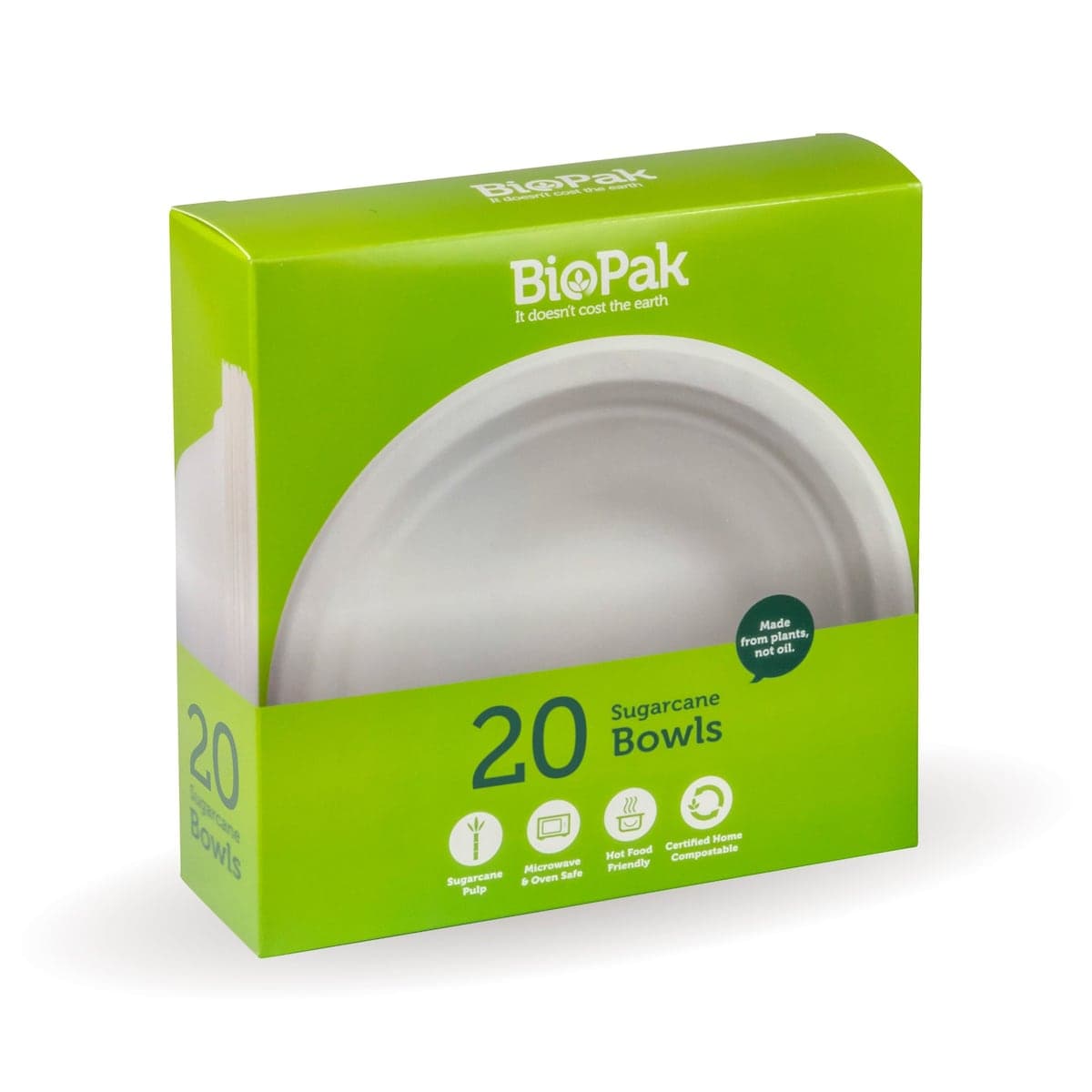 Biopak Sugarcane Bowls 20 Pack