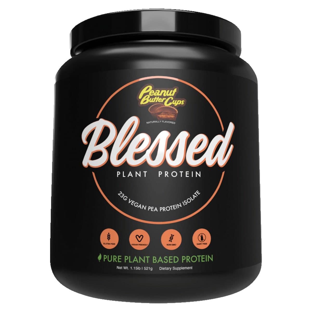 Blessed Plant Based Protein Peanut Butter Cups 521g