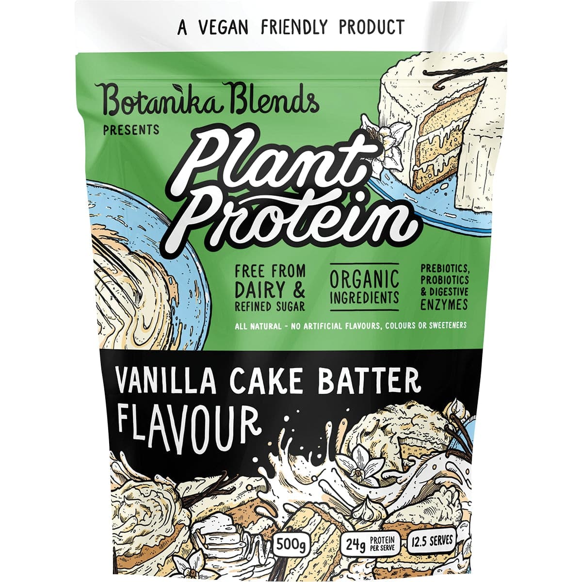 Botanika Blends Plant Protein Vanilla Cake Batter 500g