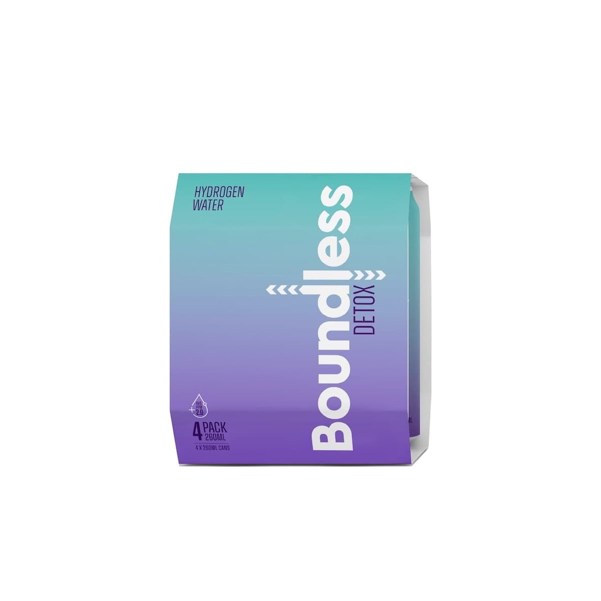 Boundless Hydrogen Water Detox - 4 x 250ml