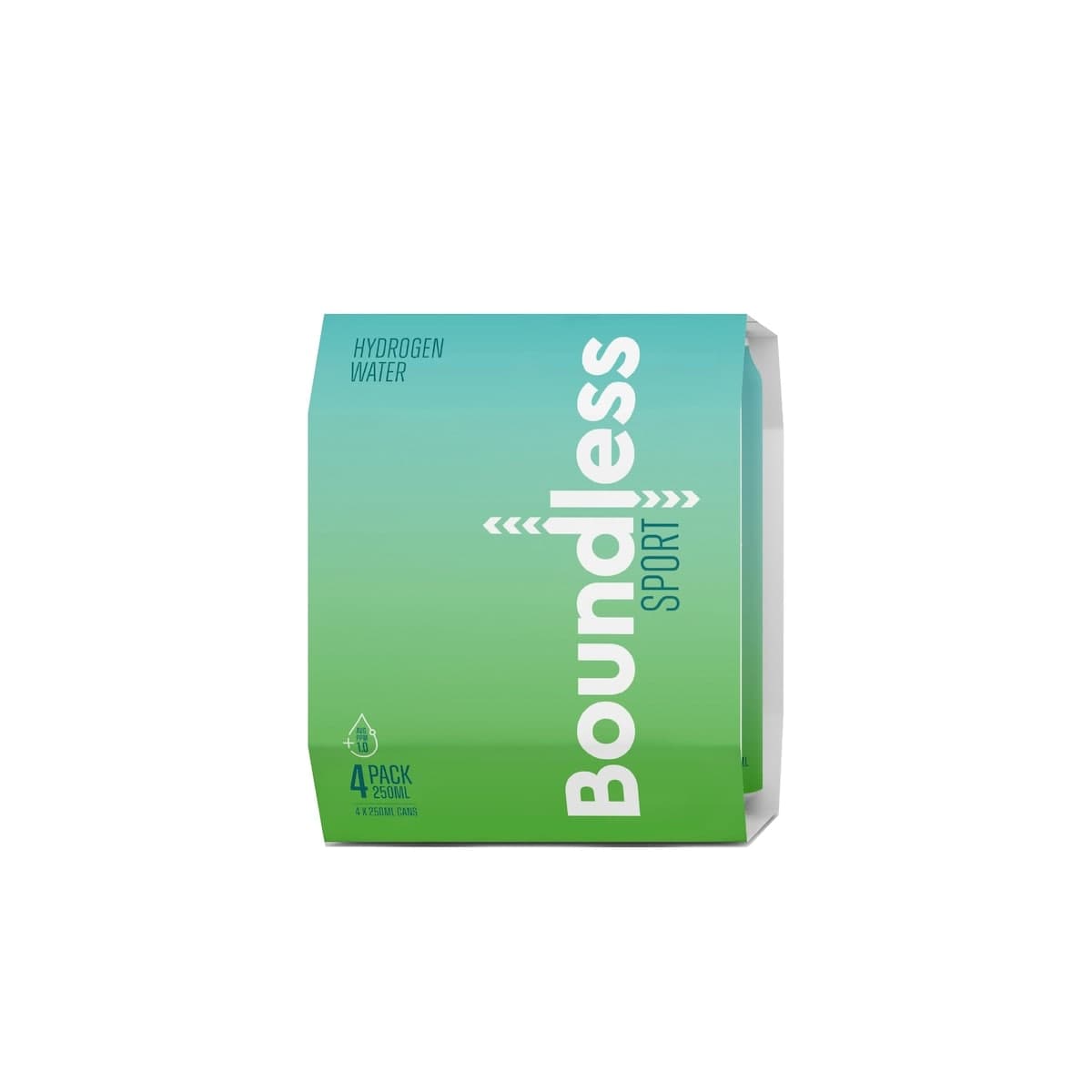 Boundless Hydrogen Water Sport - 4 x 250ml