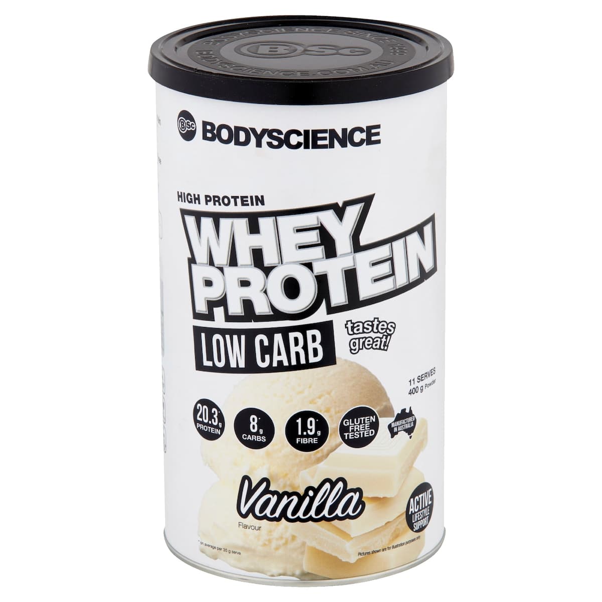 BSc Body Science Whey Protein Vanilla 400g