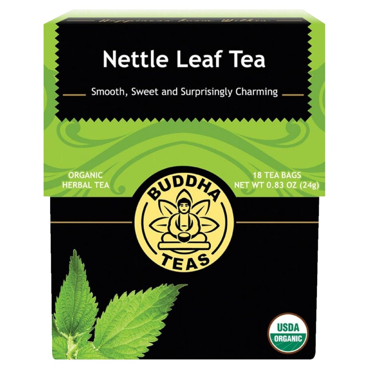 Buddha Teas Organic Nettle Leaf Tea Bags 18 Pack