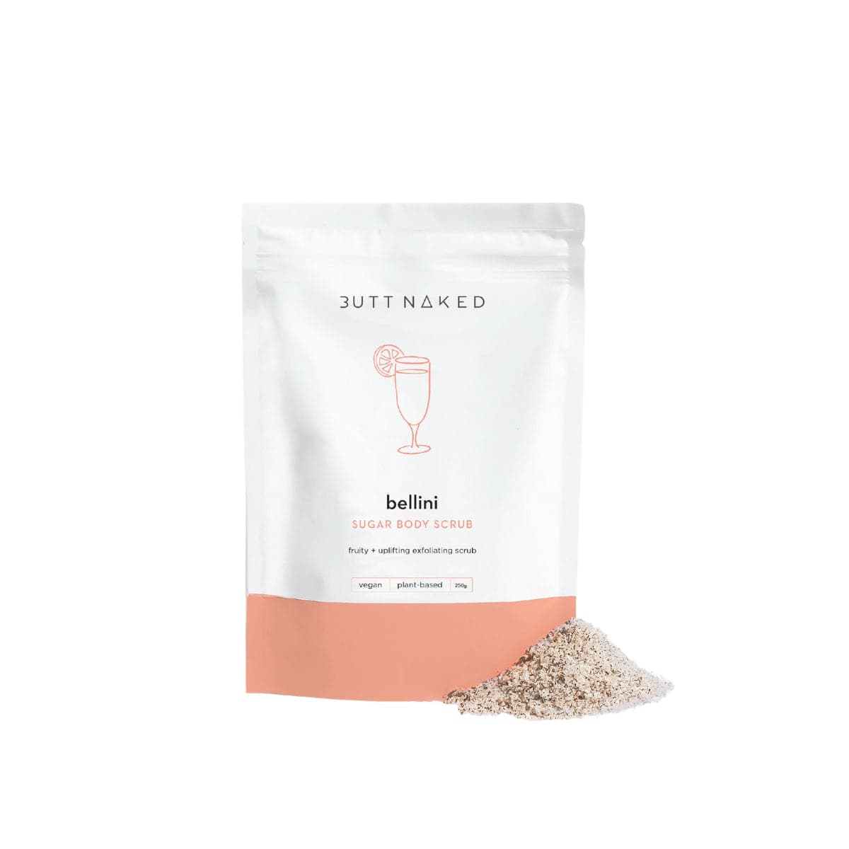 Butt Naked Body Bellini Sugar Body Scrub 250g