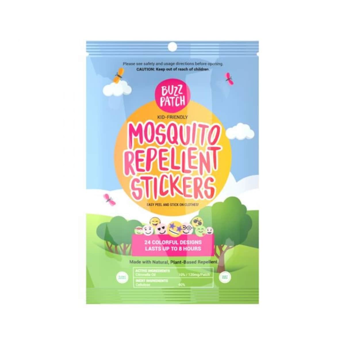 BuzzPatch Mosquito Repellent Patches 24 Pack