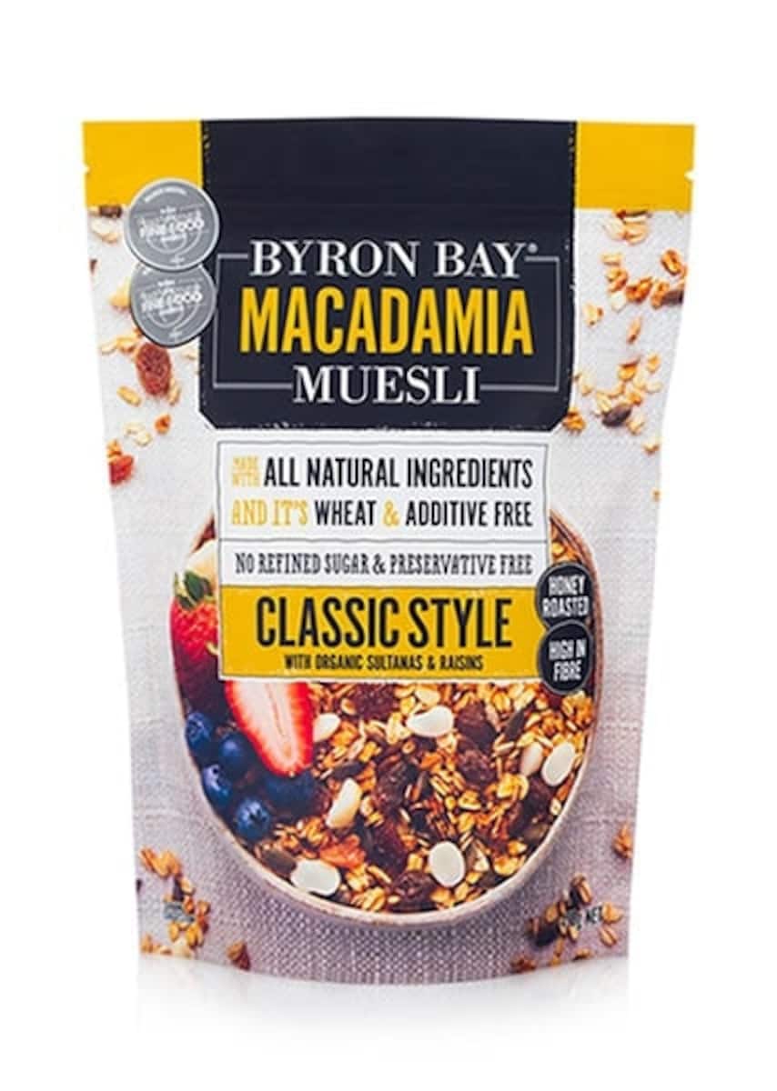 Byron Bay Macadamia Muesli Classic Style 450g