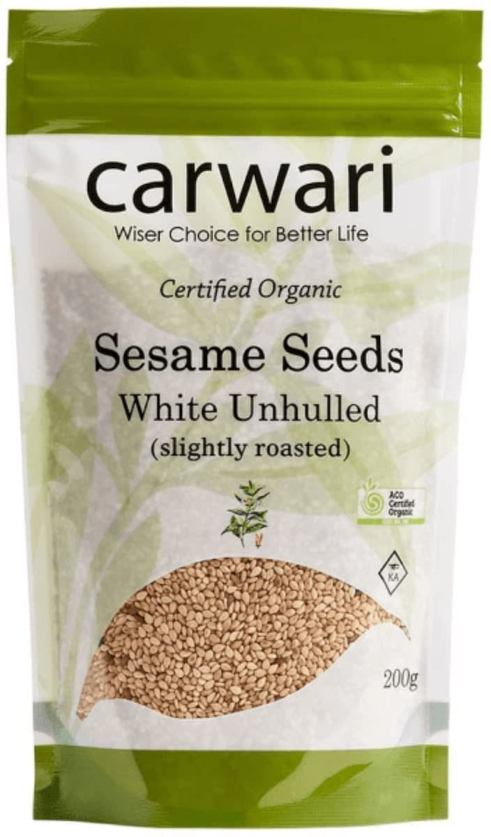 Carwari Organic Sesame Seeds Unhulled 200g