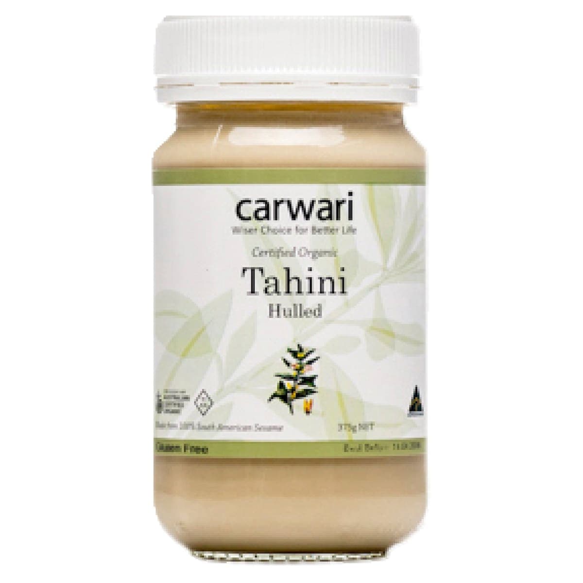 Carwari Organic Tahini Hulled 375g