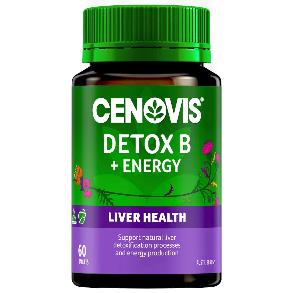 Cenovis Detox B and Energy 60 Tablets