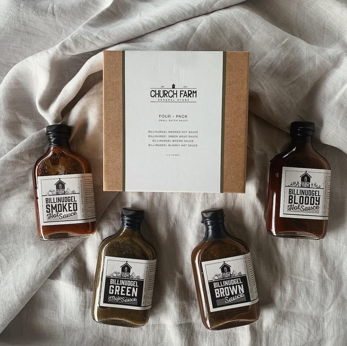 Church Farm Sauce Gift Box - 4 sauces