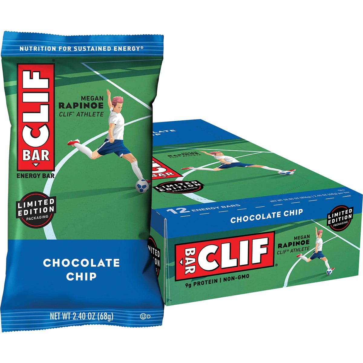 Clif Energy Bars Box Chocolate Chip 12 x 68g
