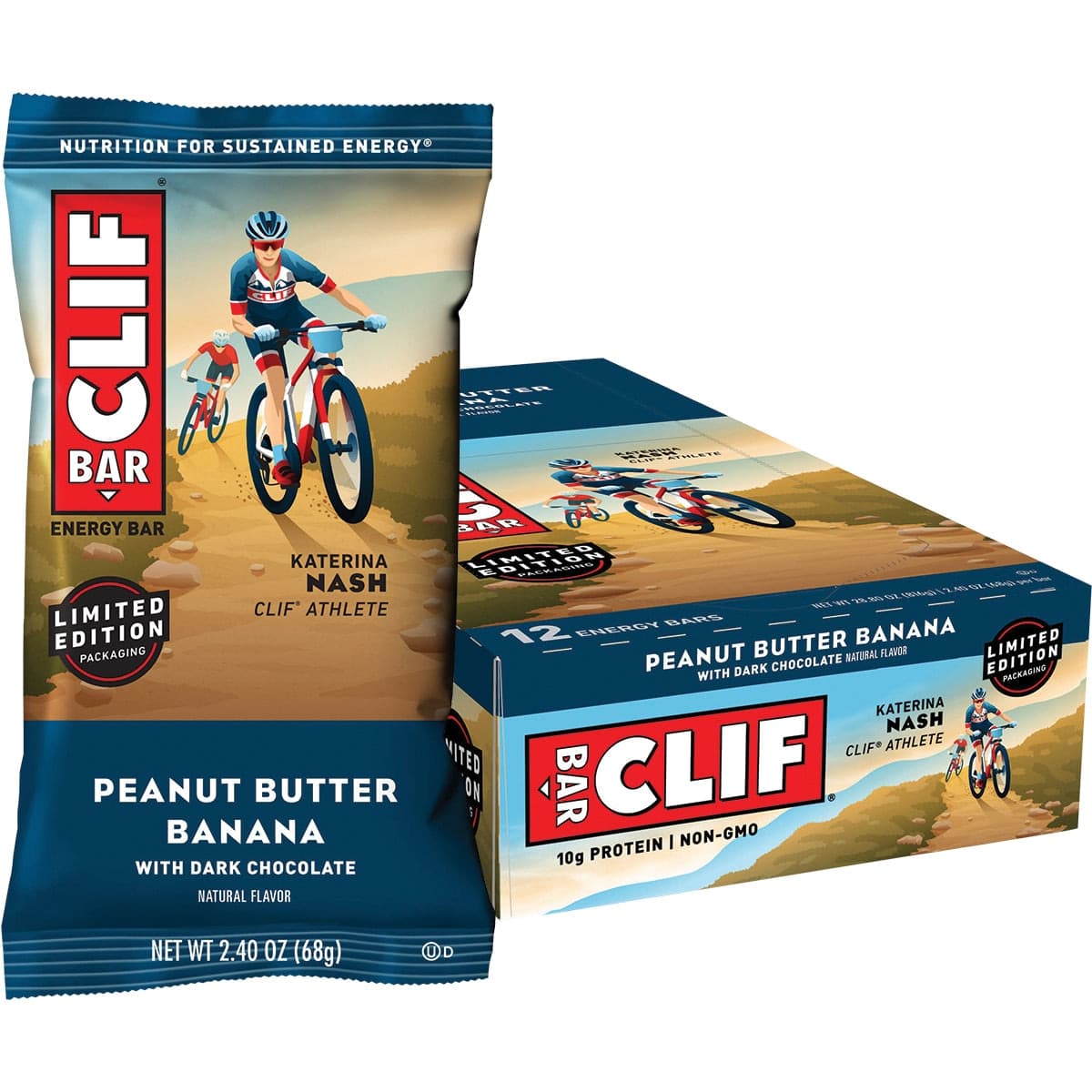 Clif Energy Bar Peanut Butter Banana 12 x 68g
