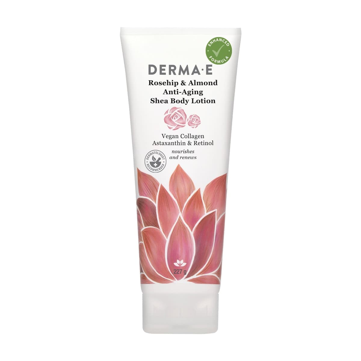 Derma E Rosehip & Almond Anti-Aging Shea Body Lotion 227g