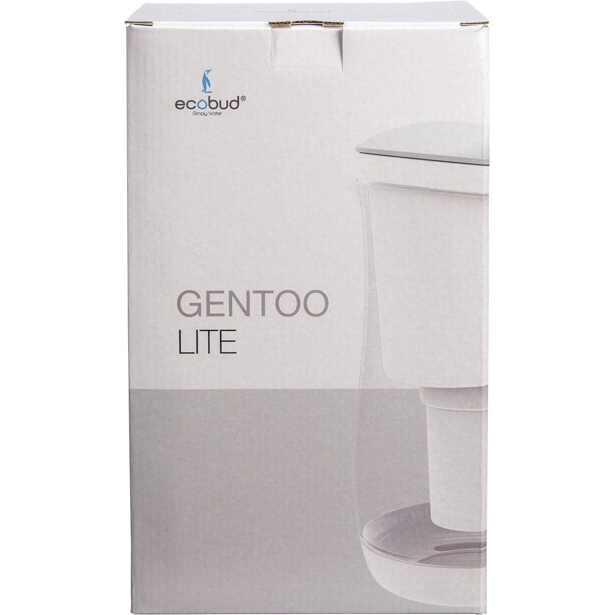 Ecobud Gentoo Lite Alkaline Water Filter Jug Grey & White 1.5L