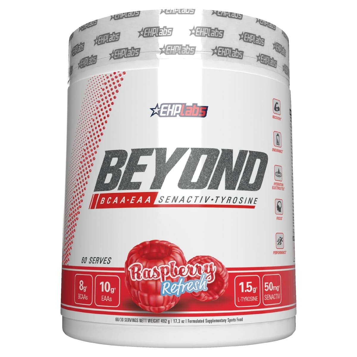 EHPLabs Beyond Bcaa Eaa Raspberry Refresh 492g