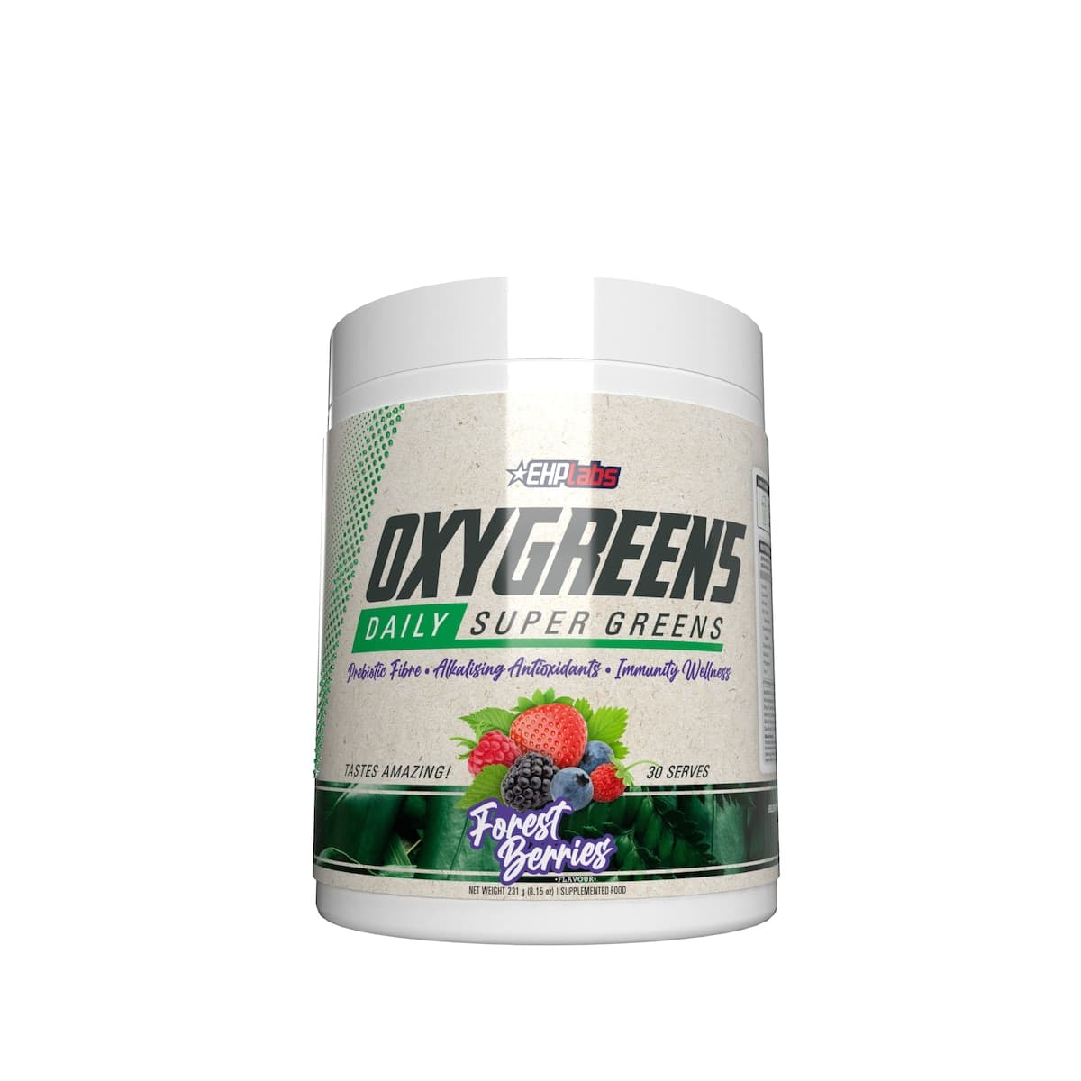 EHPlabs OxyGreens Daily Super Greens Forest Berries 246g