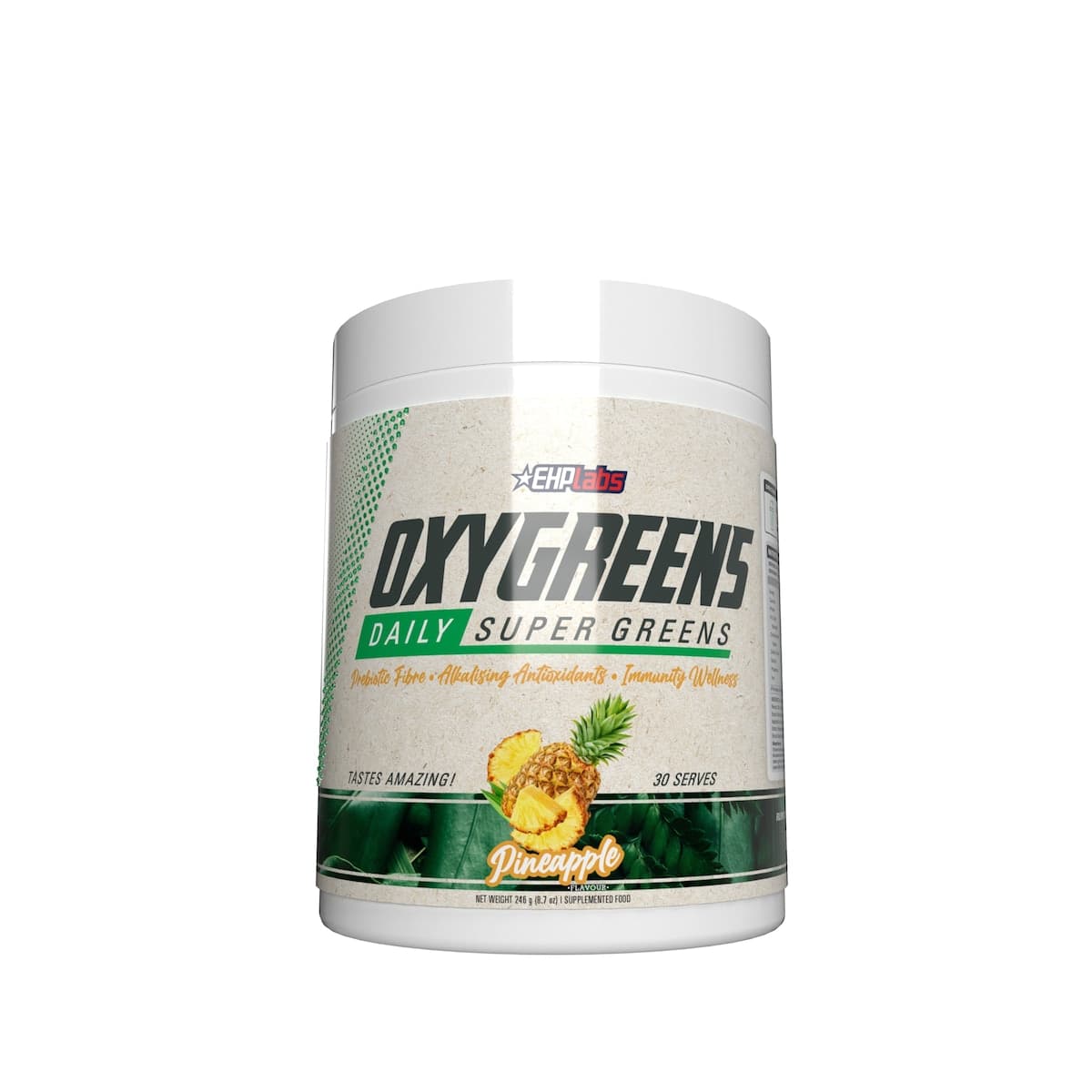 EHPlabs OxyGreens Daily Super Greens Pineapple 246g