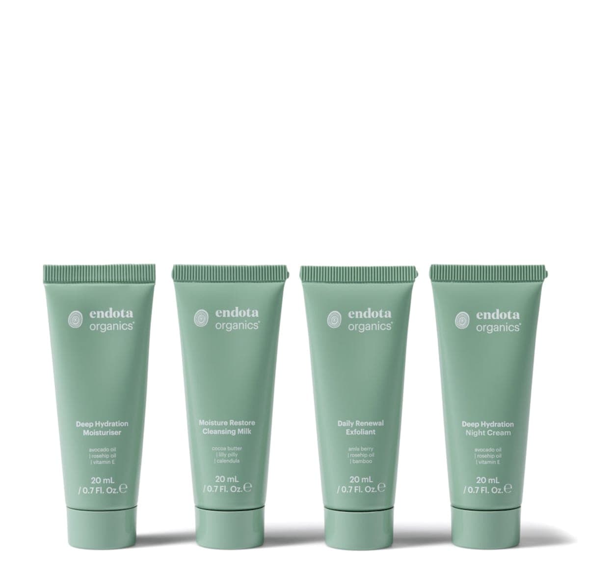 Endota Organics Hydrate Mini Skincare Kit 4 x 20ml