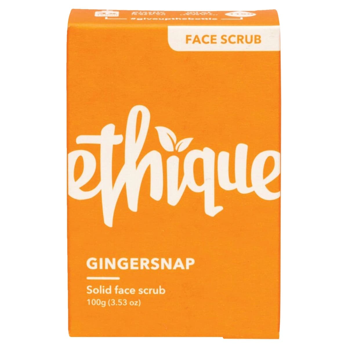 Ethique Solid Face Scrub Bar Gingersnap 100g