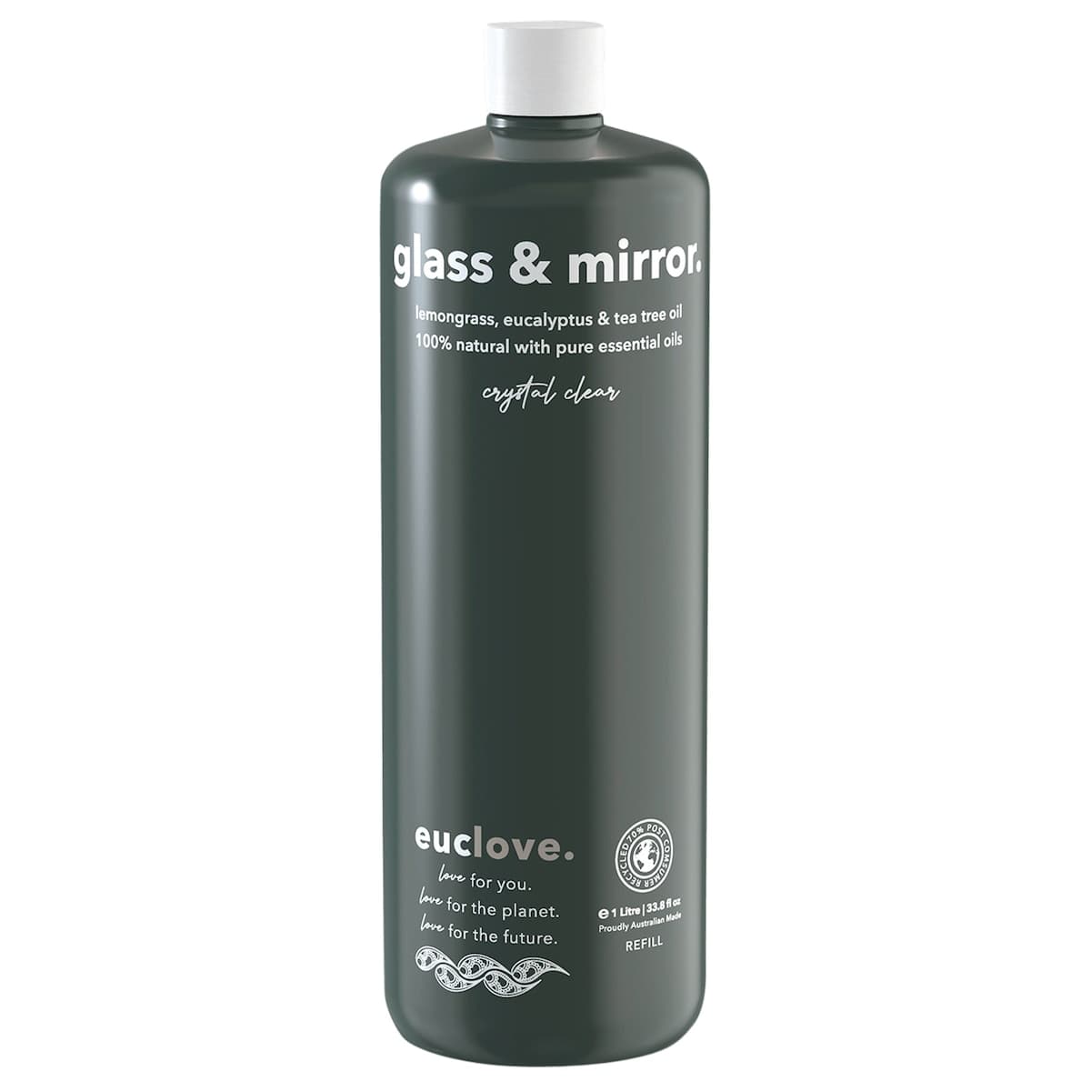 Euclove Glass & Mirror Cleaner Refill 1L